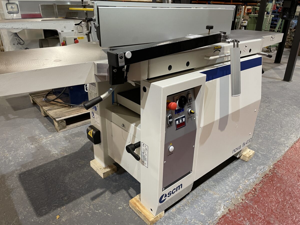 New SCM FS410 Nova Planer Thicknesser, ‘P3 Power Version’ with Xylent ...