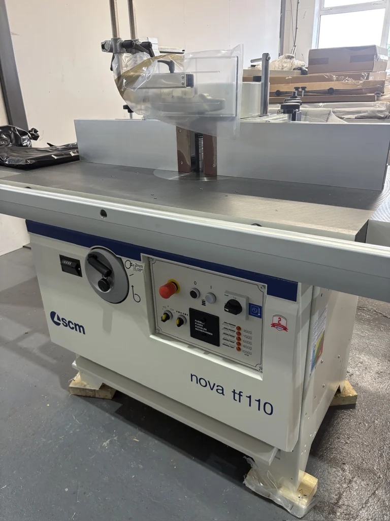 2026 SCM Nova tf110 Spindle Moulder, MK4, LL Extensions, Mechanical Adjusted Fence - Image 2