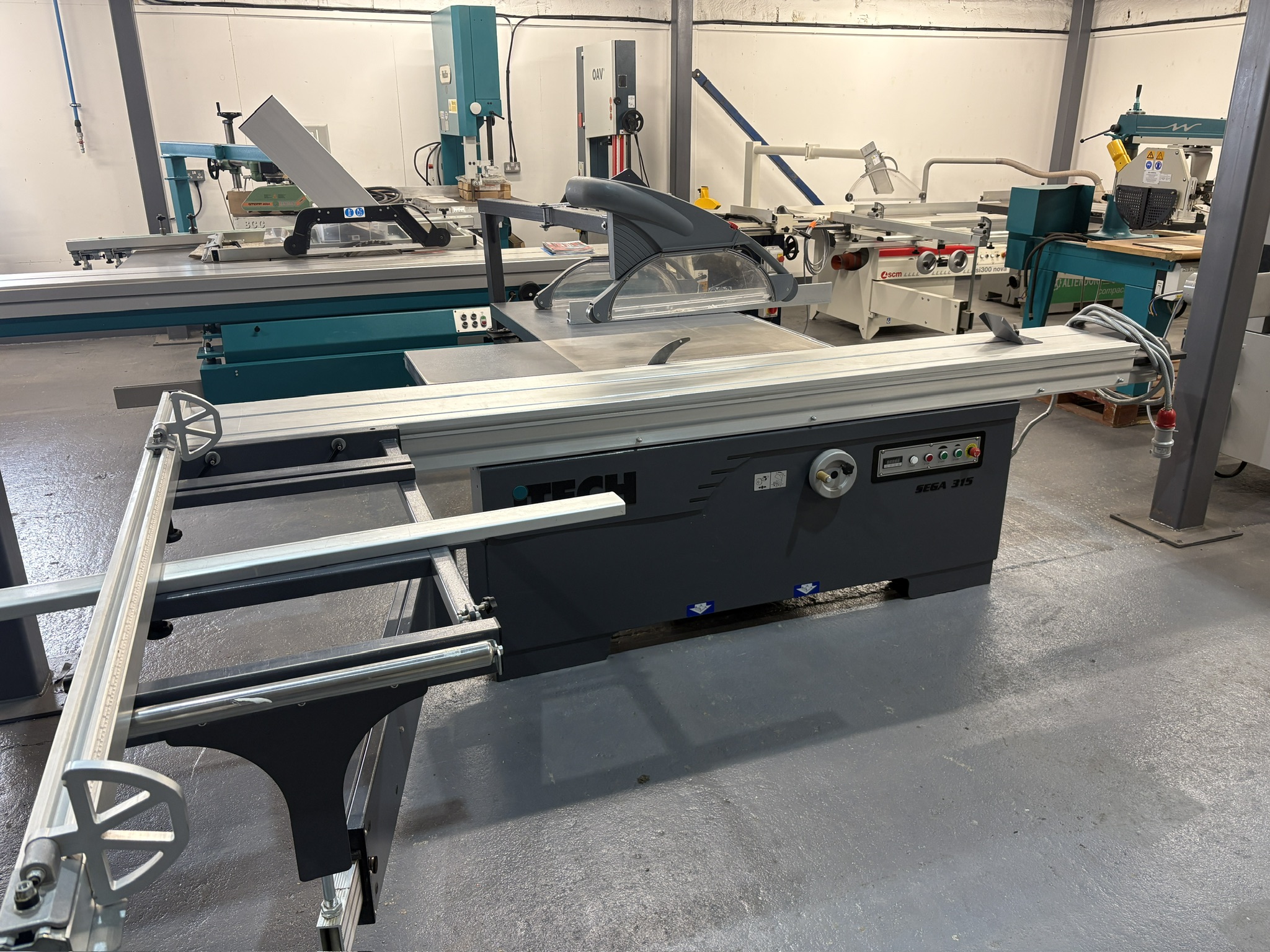2021 Itech Sega 315 Panel Saw, With Scorer, 3 Phase, 4kw