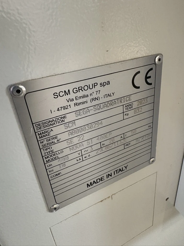 2023 SCM Nova si400ep Panel Saw, 3.2m, Ready 3 Up Control - Mtorised Fence and Blade Movements - Image 6