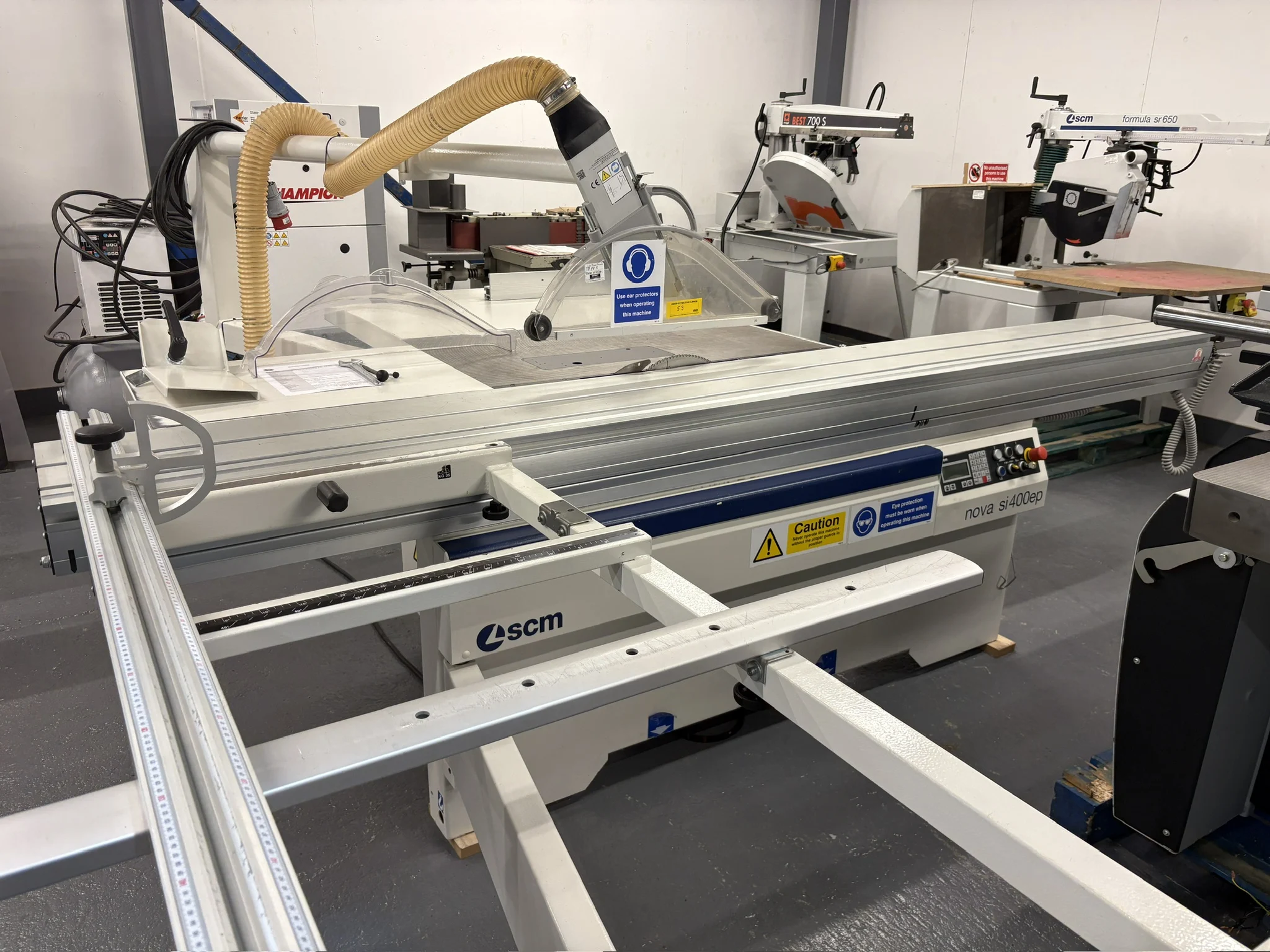 2021 SCM Nova si400ep Panel Saw, 3.2m, Electric Rise and Fall, Electric Tilt - Image 2